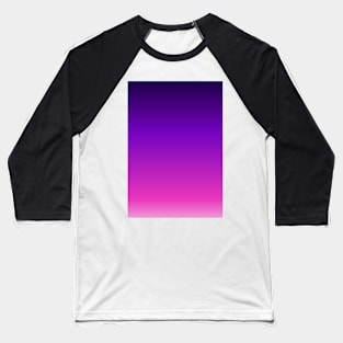Deep Purple Gradient Fashion Print Baseball T-Shirt